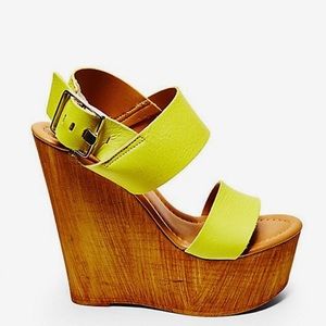 Steve Madden Italian Leather Wedges